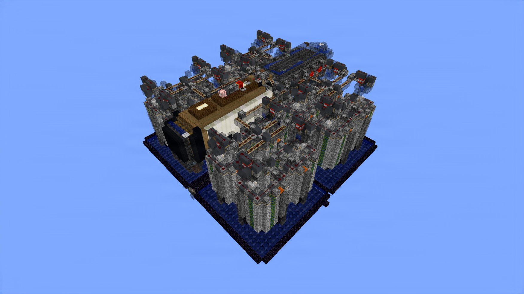 Cobblestone wall farm (donutsmp) made by peaceful