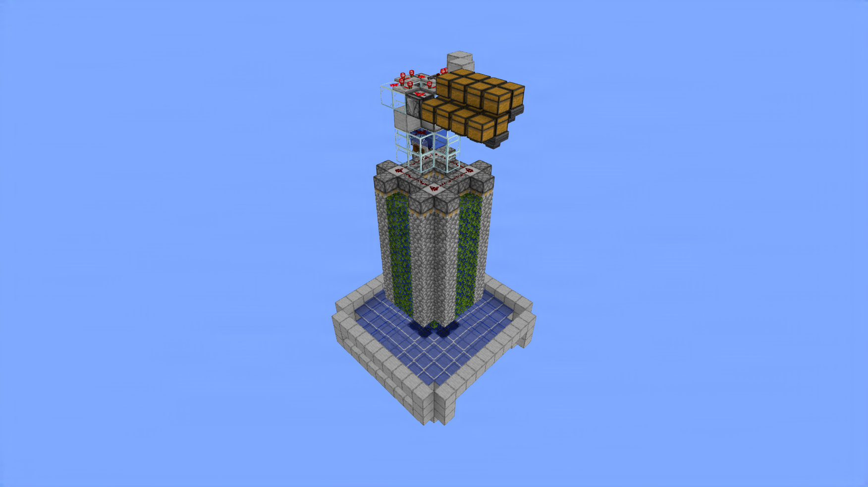 Basic redstone 169k cobblestone farm preview