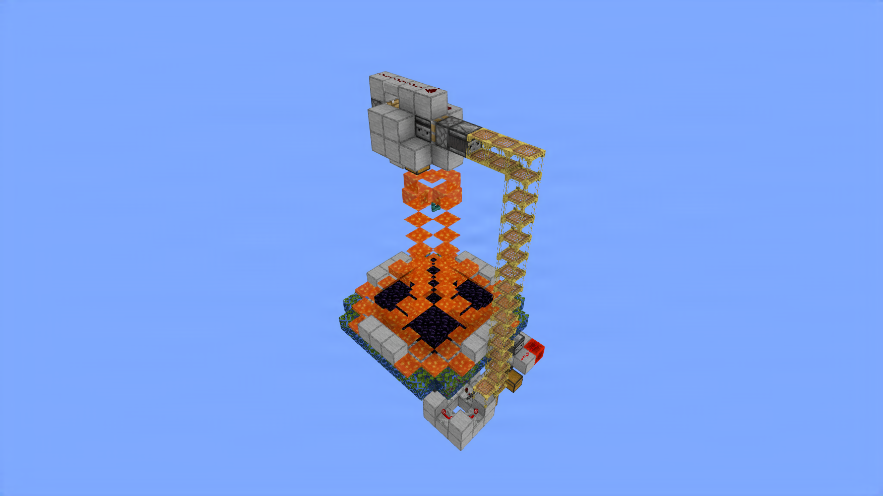  Basic redstone 53k per hour cobblestone farm preview